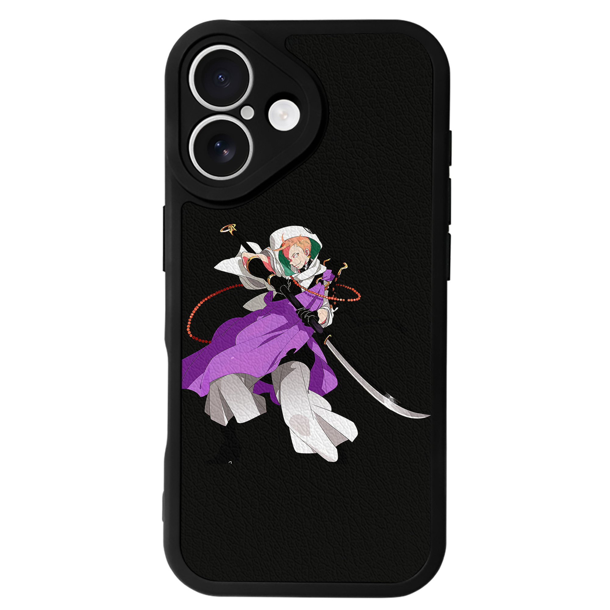 （画像用） 刀剣乱舞 Touken Ranbu 【iPhone 16シリーズ対応】シリコンスマホケース（レザー調） 材質：シリコン